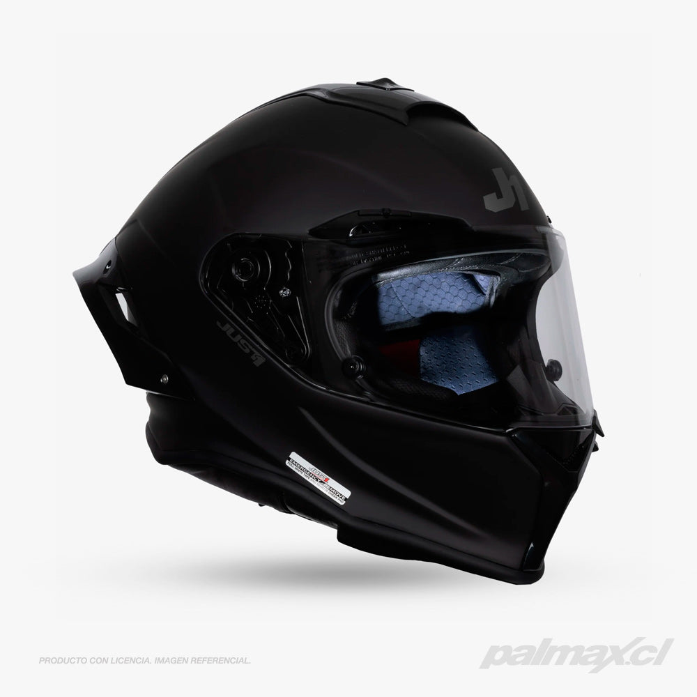 Casco integral de carrera multi-compuesto modelo J-GPR Black Matt | Just 1 Racing
